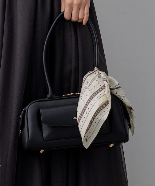 【VERY掲載】フラップポケット ボストンバッグ