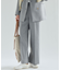 TWギャバジン ワイドパンツ
