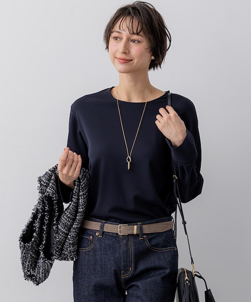 バックボタン TEEブラウス