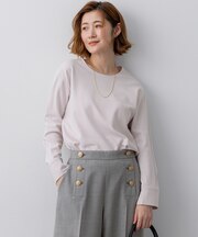 バックボタン TEEブラウス