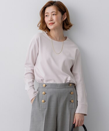 バックボタン TEEブラウス