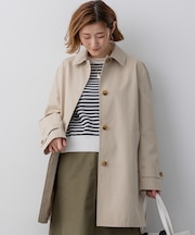 エアータンブラー TCギャバジン ステンカラー コート