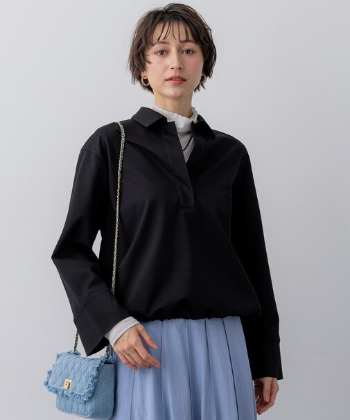 コンパクトツイル スキッパー カットソー