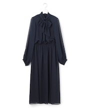 【APPLAUDIR】ドットクレープシフォン ドレス