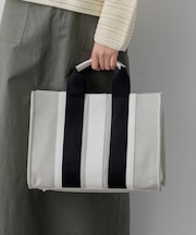 ストライプキャンバス トートバッグ