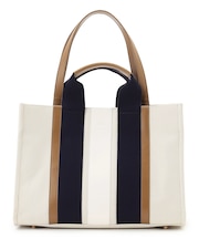 ストライプキャンバス トートバッグ