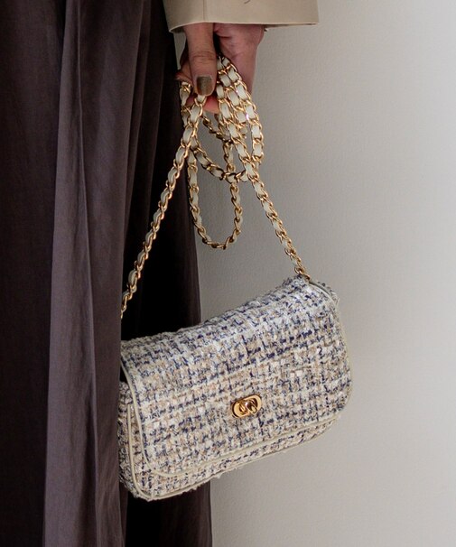 GIOLICA ツイードミニ ショルダーバッグ