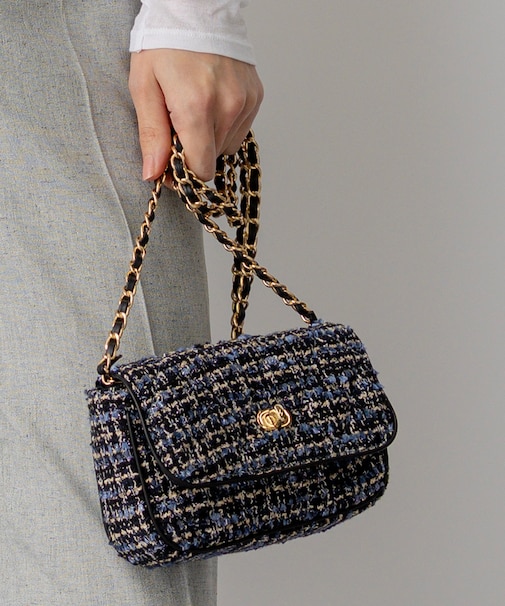 【VERY掲載】GIOLICA ツイードミニ ショルダーバッグ