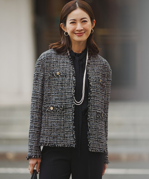 GIOLICAツイード ジャケット