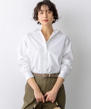 【一部先行予約/VERY掲載】CANCLINI シャーティング ベーシックシャツ