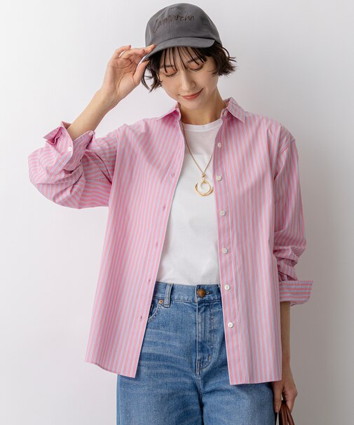 【見上愛さん着用/VERY掲載】CANCLINI シャーティング ベーシックシャツ