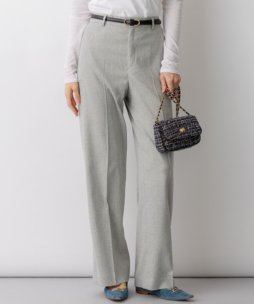 アイアスマットストレッチ ワイド パンツ