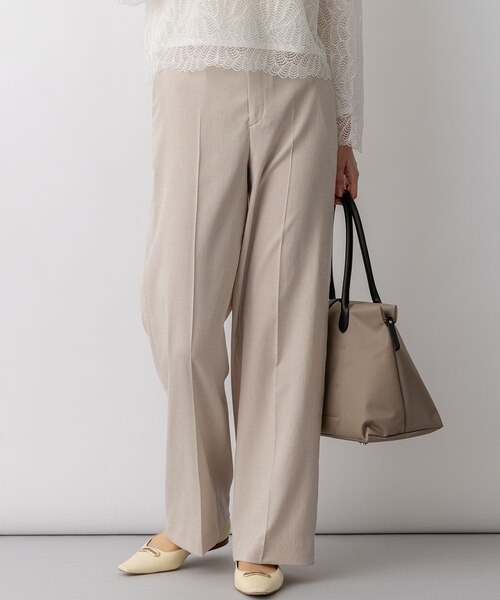 アイアスマットストレッチ ワイド パンツ｜ニジュウサンクの通販