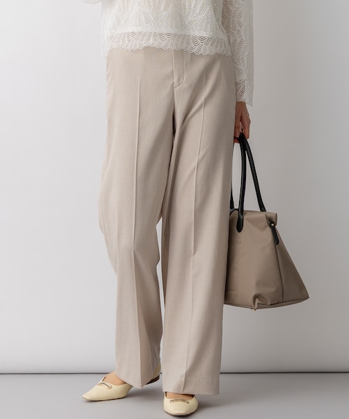 アイアスマットストレッチ ワイド パンツ