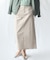 スラブツイルストレッチ Iライン スカート