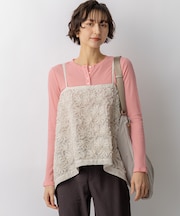 リボンエンブロイダリー キャミソール