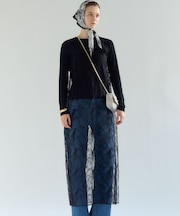 刺繍レース キャミソールワンピース