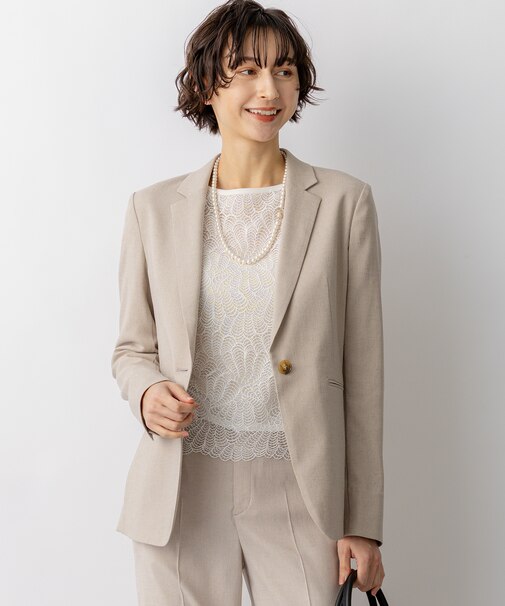 アイアスマットストレッチ テーラードジャケット