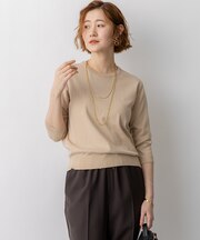 プレミアムビオコットン クルーネック ニット