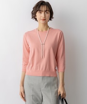 プレミアムビオコットン クルーネック ニット