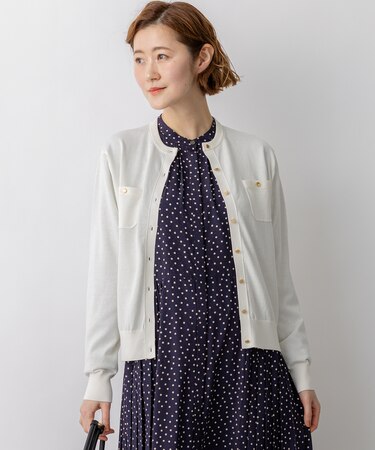 プレミアムビオコットン ポケット カーディガン