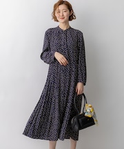 ランダムドットプリント ワンピース