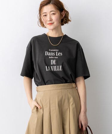 シャツテール ロゴTEE