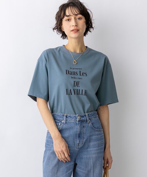 シャツテール ロゴTEE