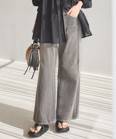【SLOW/一部店舗限定】ワイドシルエット デニム パンツ