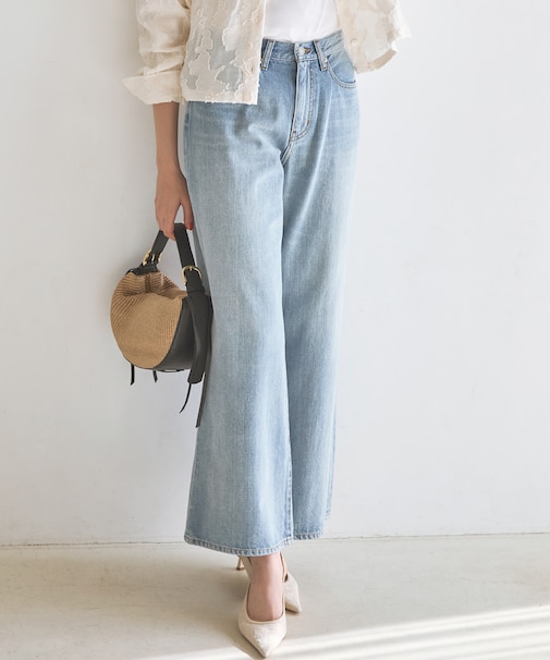 【SLOW/一部店舗限定】ワイドシルエット デニム パンツ