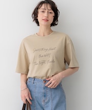 【SLOW/一部店舗限定】ヴィンテージライク ロゴ Tシャツ