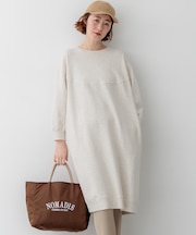 【SLOW/一部店舗限定】ハイゲージテリー デザイン ワンピース