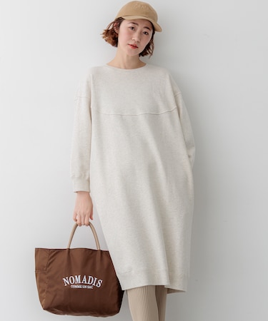 【SLOW/一部店舗限定】ハイゲージテリー デザイン ワンピース