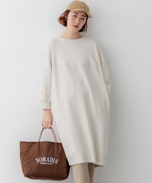 【SLOW/一部店舗限定】ハイゲージテリー デザイン ワンピース