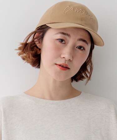 ロゴ刺繍 キャップ