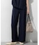 【WEB&一部店舗限定】ストレッチジョーゼット ワイドパンツ