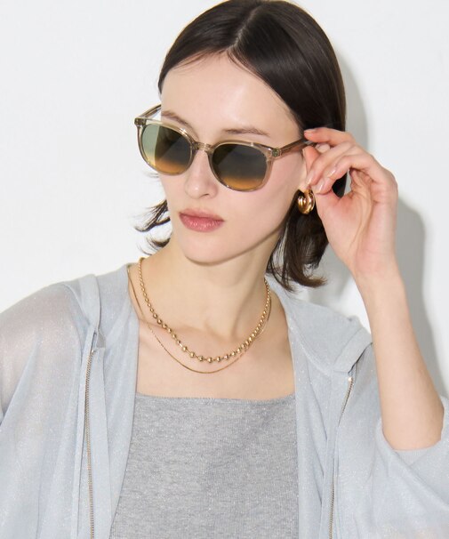 3WAY メタルボール＆チェーン ネックレス