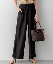 【見上愛さん着用】ブライトカルゼ ワイド パンツ