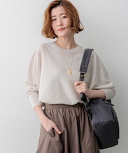 シャイニーシアー ドルマン ニット