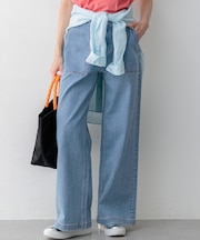 【見上愛さん着用】23区 Summer DENIM ベイカーパンツ