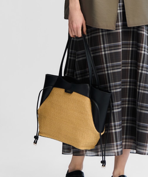 ペーパーライクコンビ トートバッグ (M)