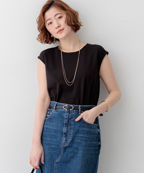 ジョーゼットフレンチスリーブ カットソー