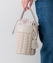 バスケットメッシュ バケツバッグ