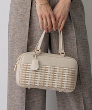 バスケットメッシュ ボストンバッグ