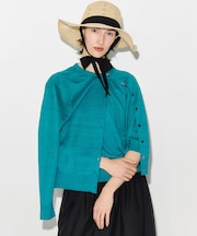 【見上愛さん着用】ピュアリネンハイゲージ カーディガン