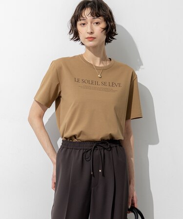 LE SOLEIL SE LEVE ロゴ Tシャツ