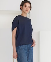 【SLOW/一部店舗限定】ライトダンボール ドロストデザイン カットソー