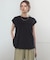 【SLOW/一部店舗限定】シャーリングデザイン 2WAY カットソー