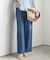【SLOW/一部店舗限定】LIGHT DENIM  ワイド パンツ