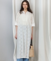 【SLOW/一部店舗限定】モチーフレース ワンピース